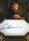 Game Thrones Legends of the Realm: Peter Dinklage, Tyrion Legacy Autograph Card