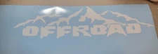 MOUNTAIN RANGE LANDSCAPE OFFROAD Vinyl Decal -Sticker for Car Truck 3.0