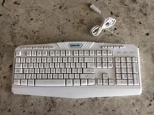 Redragon S101W Wired Gaming Keyboard only (White) Tested And Working 