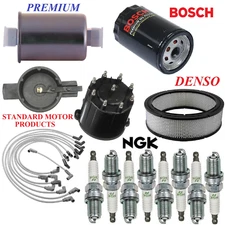 Tune Up Kit Filters Cap Spark Plugs Wire For CHEVY K3500 V8 5.7L;TBI;4WD 88-93