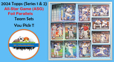 2024 Topps Series 1 & 2 ASG All Star Game Foil TEAM SETS You Pick Your Team Set