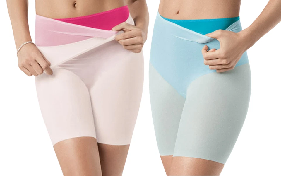 A12H SPANX NEW Women Sheer Shaper You Can Layer Skinny Britches Hipster Red Iris - Image 3 of 4