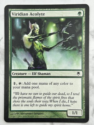 Viridian Acolyte Darksteel - MTG Magic the Gathering - NM