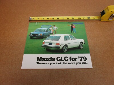 1979 Mazda GLC sales brochure 4 pg folder ORIGINAL | eBay