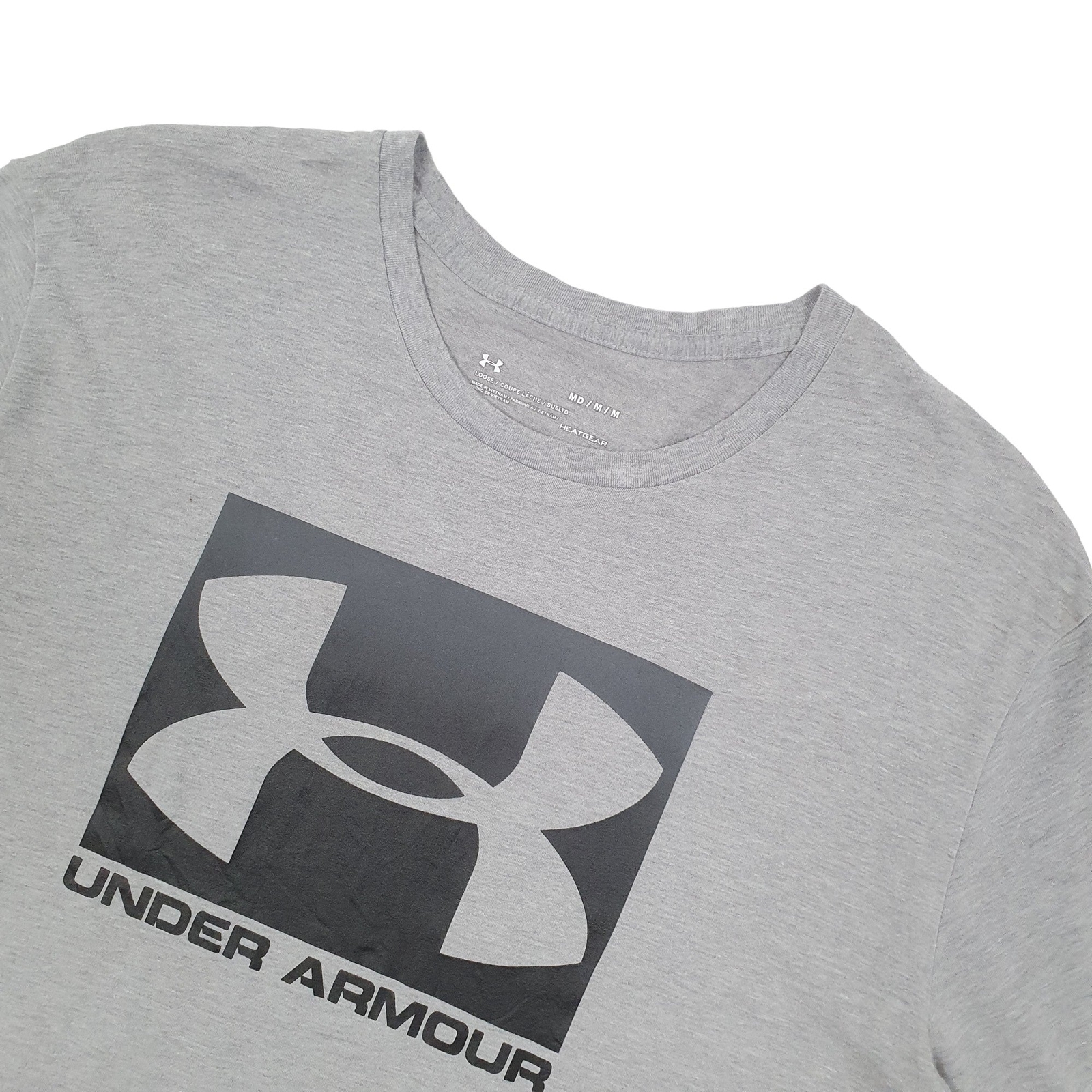 UNDER ARMOUR Grey T Shirt Tee Short Sleeve Mens M image 2