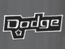 NEW 2 3/4 x 4 1/4" Dodge Iron on Patch Free Shipping