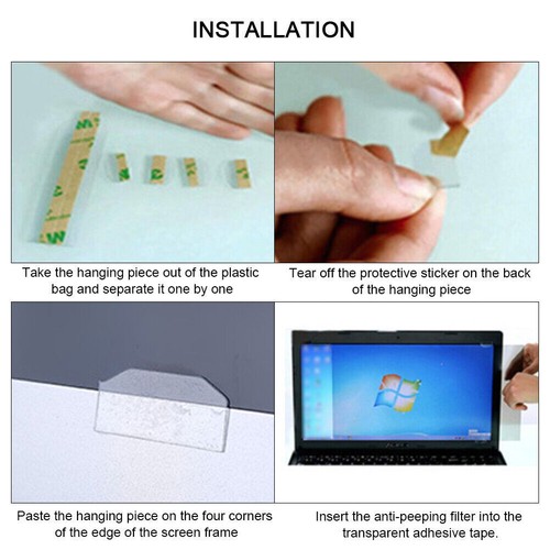 Screen Protector Anti‑Peep Film Filter 16:9 12.1in Individual - Picture 8 of 12