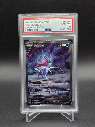 Suicune V graded PSA 10 for sale on eBay
