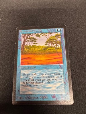 WOTC MtG Beta Phantasmal Terrain (C) Gut
