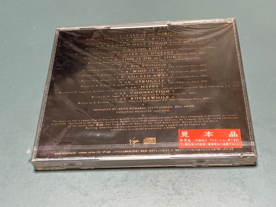 KEITH RICHARDS - LIVE AT HOLLYWOOD~ - JAPAN CD VJCP-28093 NEW SEALED PROMO - Image 2 of 3