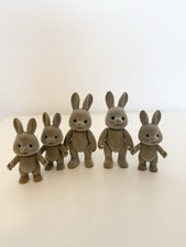 Sylvanian Families Vintage Forest Families Grey Rabbits