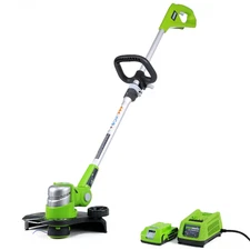 GREENWORKS G24 24V String Trimmer 21342+ w/Battery & Charger