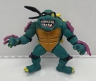 Vintage 1990 Playmates TMNT Teenage Mutant Ninja Turtles Slash Turtle Figure