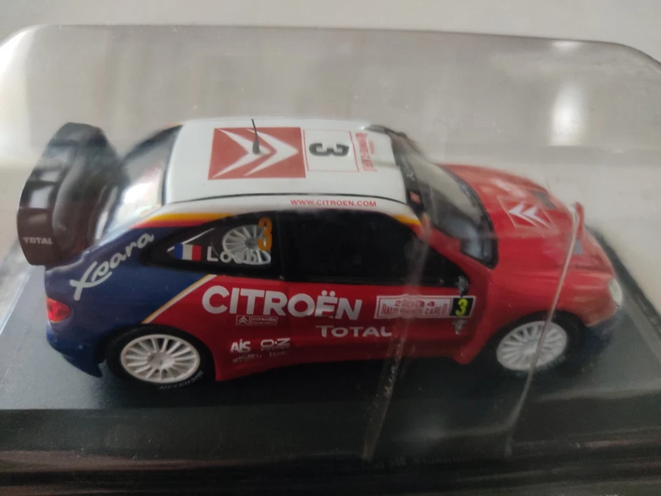 MACCHINA CITROEN XSARA WRC RALLYE DI MONTECARLO 2004 LOEB D'ELENA 1/43 - Immagine 3 di 4