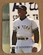 1987 INDIANA BLUE SOX (UNLICENSED) #-40 RICKEY HENDERSON==NEW YORK YANKEES