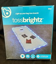 Brightz TossBrightz 2-Pack LED Cornhole Lights for Corn Hole Board Game Blue