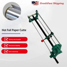 Hot Stamping Foil Paper Cutter Paper Roll Slitter Manual Foil Paper Cutter new