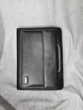 New! Franklin Covey Day 1 One Black CLASSIC Planner Zips Handles 7 Rings W/Pages