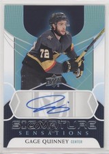 2020-21 Upper Deck Signature Sensations Series 2 Gage Quinney #SS-GQ Auto n1u
