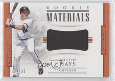 2018 Panini National Treasures Rookie Materials Jumbo 14/99 Austin Hays s3g