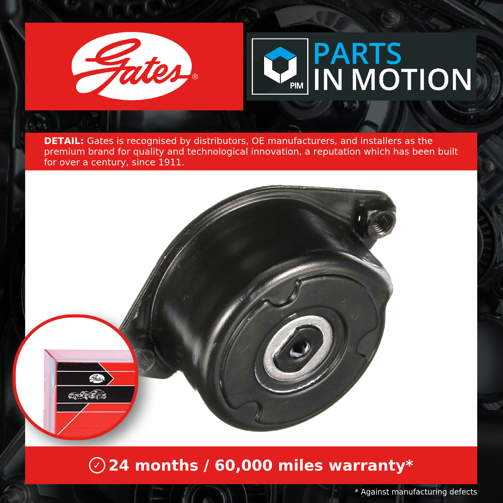 BELT TENSIONER VRIBBED BELT T39089 FOR LAND ROVER FREELANDER/Soft/Top/SUV MG - Image 5