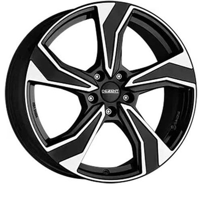 4x Dezent KB dark 6,0x16 ET35 black polished Alufelge