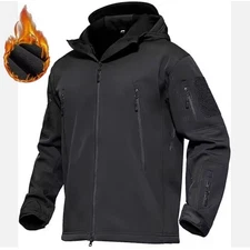 Tactical Jacket Mens Waterproof Military Soft Shell Work Windbreaker Jacket Coat