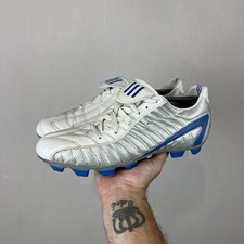 Vintage 2004 Adidas F50 OG FG Blue Silver Football Boots Cleats US 10.5 UK 10