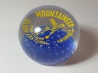 Vintage West Virginia Mountaineers Country Glass Festival Art Glass Paperweight — photo 5