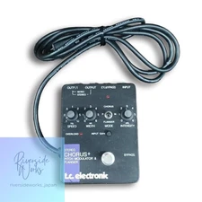 T.C.ELECTRONIC SCF STEREO CHORUS+ Effect Pedal Used JP