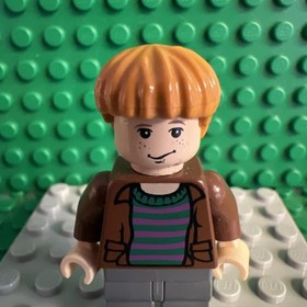 Lego Ron Weasley 4758 10132 Prisoner of Azkaban Harry Potter Minifigure NICE