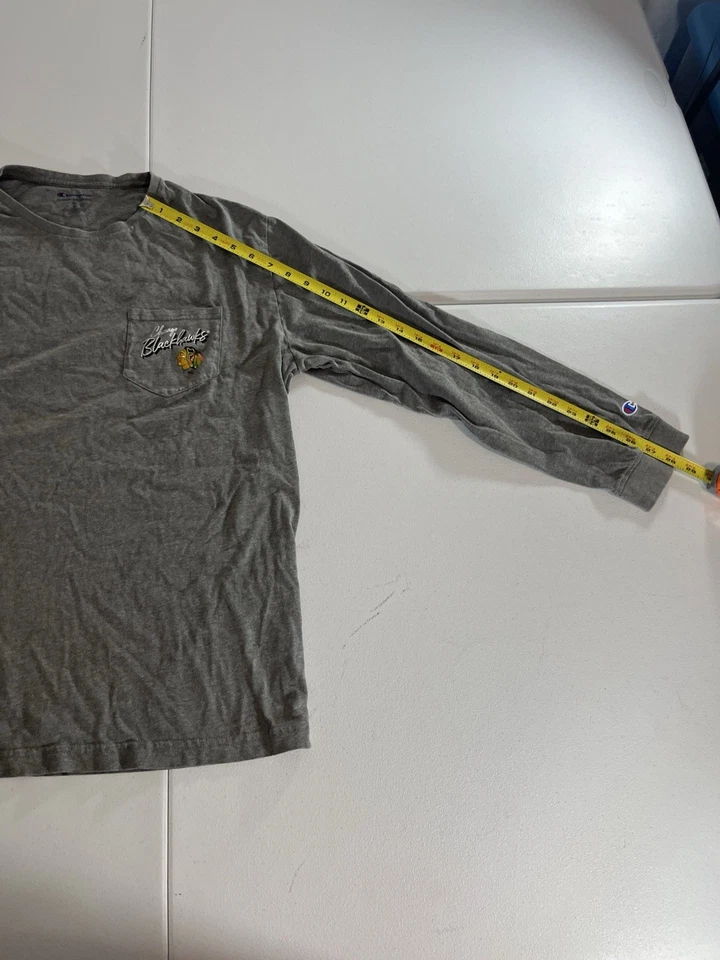 Camisa Chicago Blackhawks manga longa feminina tamanho XL - Imagem 4 de 4