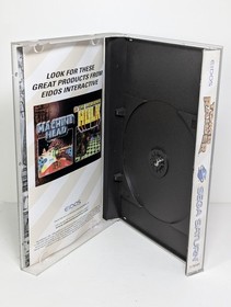 1996 Sega Saturn Tomb Raider Case and Manual Only With Registration Card Damaged