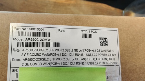 SWITCH Router Huawei Ar550C-2c6ge NEW PoE Ar550 - Zdjęcie 8 z 8