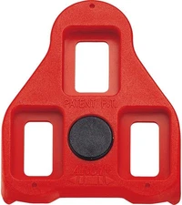Peloton Exustar E-ARC1 Look Delta Compatible Road Cleats - 9° Float, Red