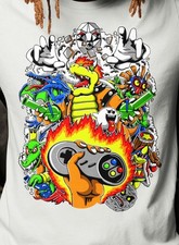 Bowser Mario Weed Trippy Stoner Parody (Unisex High Quality Made in USA) T-Shirt