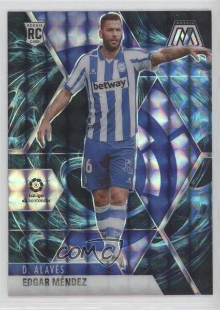 2020-21 Panini Mosaic La Liga Genesis Mosaic Prizm Edgar Mendez #69 Rookie RC