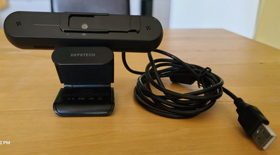 DEPSTECH 4K USB Computer-Webcam, mit 2-Integriertem Mikrofon, Privacy Abdeckung