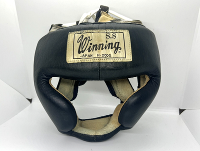 Winning Vintage Boxing Headgear H-2000 Black Rare Japan | eBay