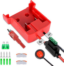 Power Wheels Battery Adapter for Milwaukee M18 with Switch Fuse and Wire Kit