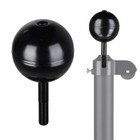 AplusChoice 2PCS 3" Flag Pole Ball Topper Ornament Aluminum Anodized Finish — photo 1