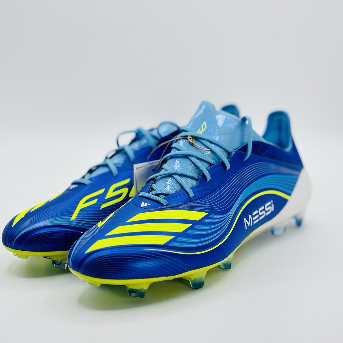 New Adidas F50 Messi Elite FG Size 9.5 Us Men's Soccer Cleats Blue
