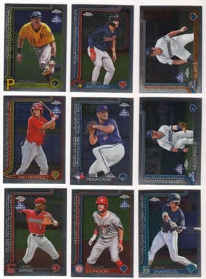 2025 Topps Pro Debut Chrome Complete Set (200) Griffin Wetherholt McGonigle Made