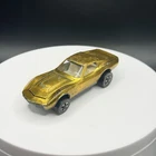 Vintage Hot Wheels Redline Custom Corvette Gold US - Very Good Condition