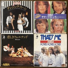 free shipping abba vinyl record ep lot of 4 japan press disco that's me fernando