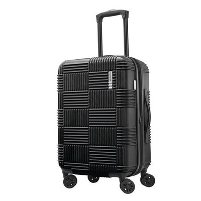 AMERICAN TOURISTER NXT HARDSIDE LARGE CHECKED SPINNER SUITCASE - BLACK