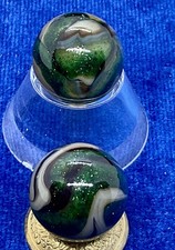 Two Jabo Contract Run   Last Dance   Aventurine Marbles. Measure .75  Mint