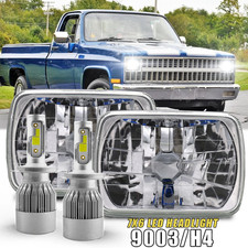For Chevrolet K1500 K2500 K3500 1988-99 Pickup 5x7 7x6 Led Headlight Hilo Beam