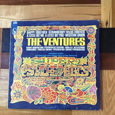 The Ventures Super Psychedelics Vinyl LP Liberty Psychedelic 12'' 33 RPM Stereo