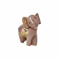 Goebel Figur Kiombo Elephant Elefantenfigur Elefanten Deko Figur Porzellan Braun